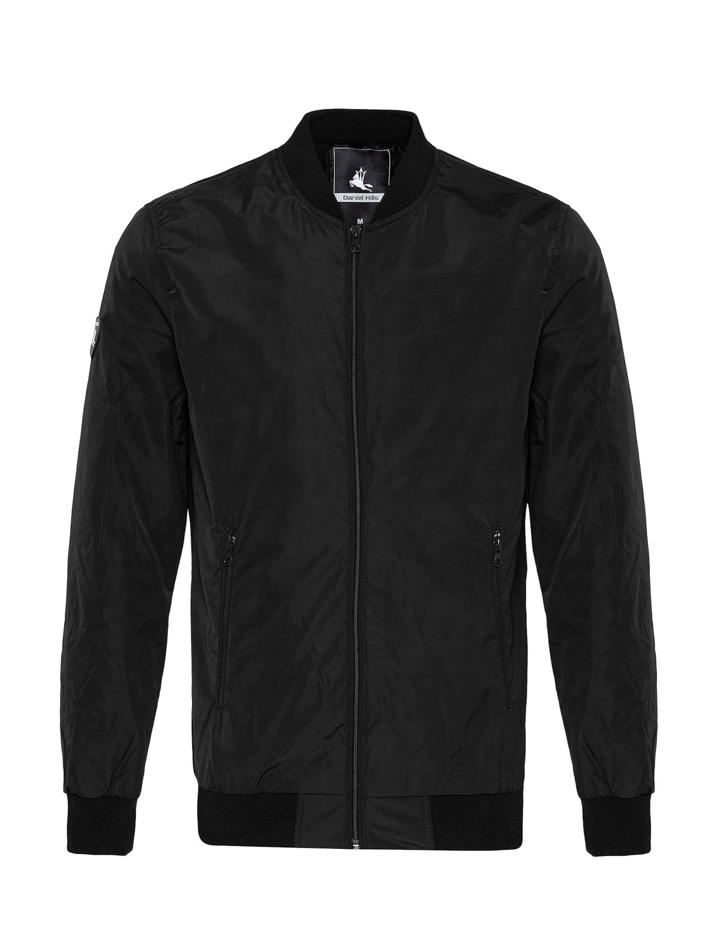 Daniel Hills Φθινοπωρινό και ανοιξιάτικο μπουφάν σε μαύρο: μπροστά