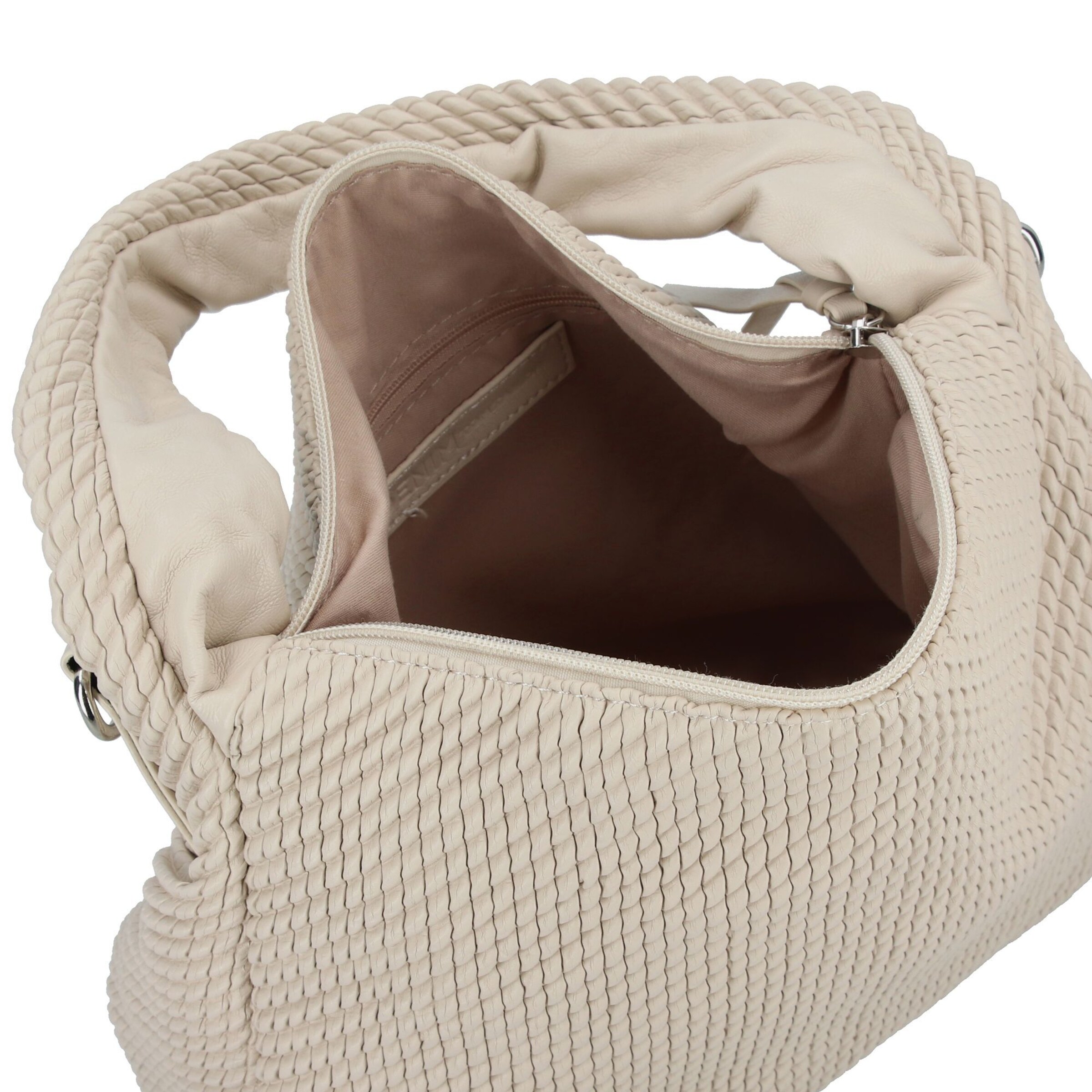 TOM TAILOR DENIM Schultertasche 'Nomi' in Weiß