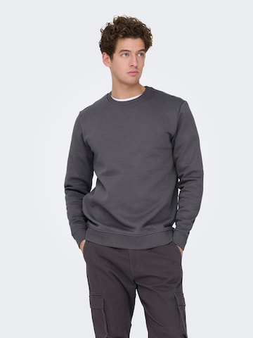Only & Sons - Sudadera 'ONSConnor' en gris: frente