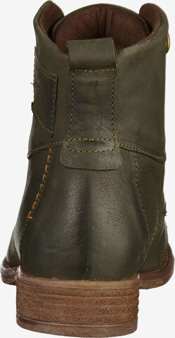 JOSEF SEIBEL Lace-Up Ankle Boots 'Sienna' in Green