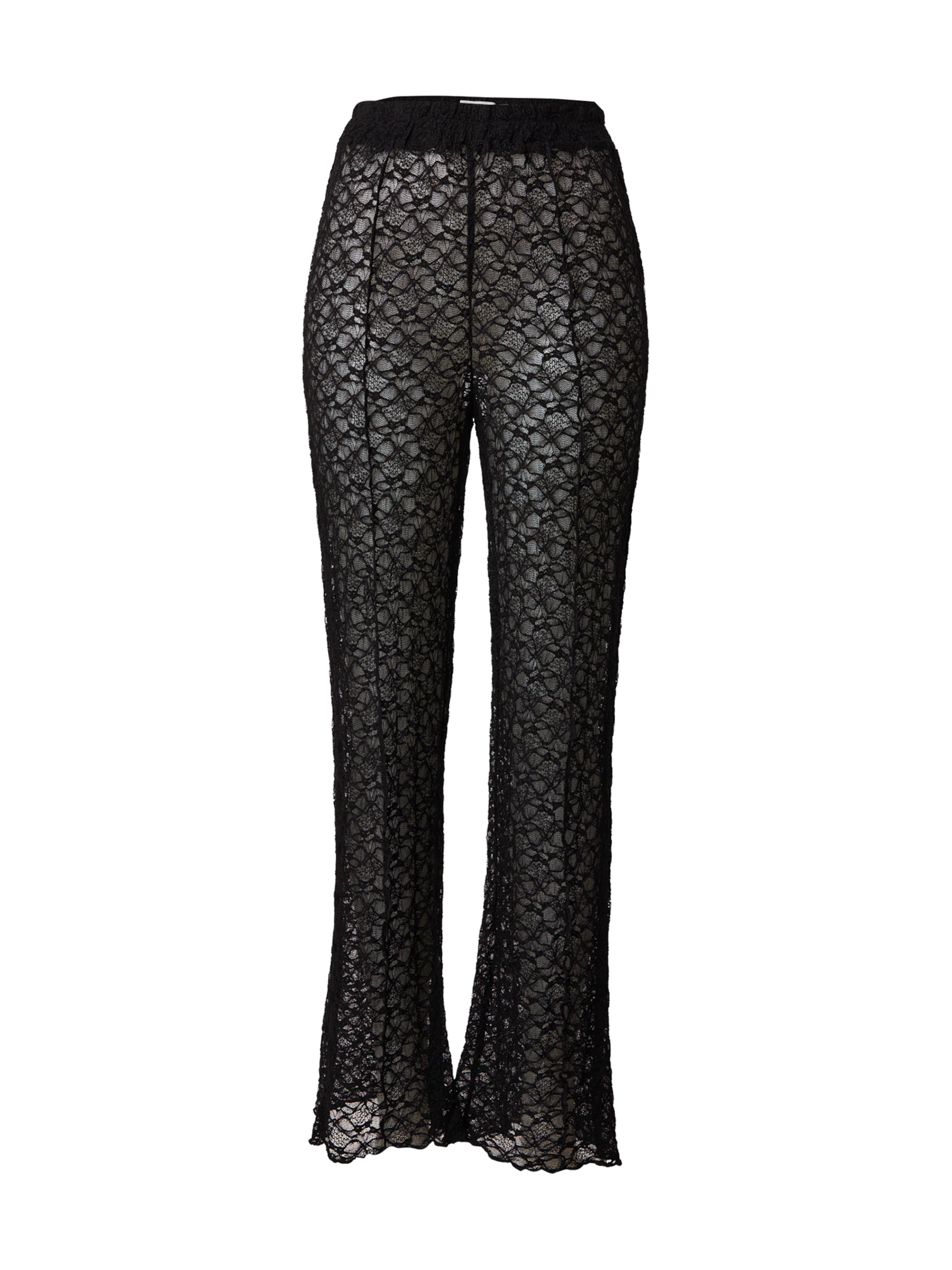 ICHI Loose fit Trousers 'IHDEVON' in Black: front