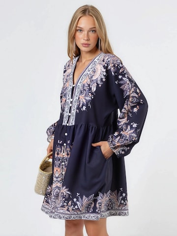 MSN Collection Sukienka w kolorze czarny