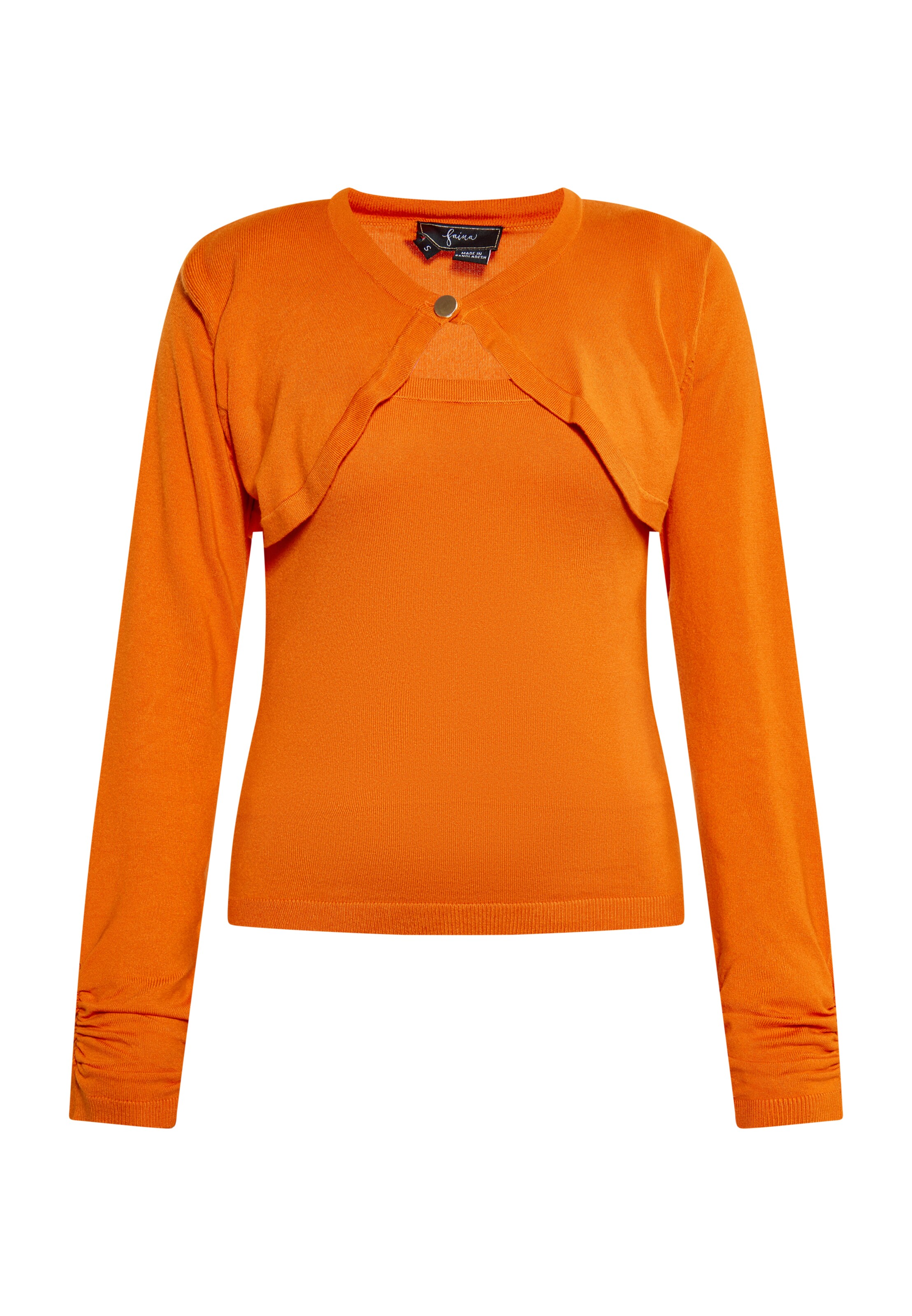 faina Pullover in Orange: Vorderseite