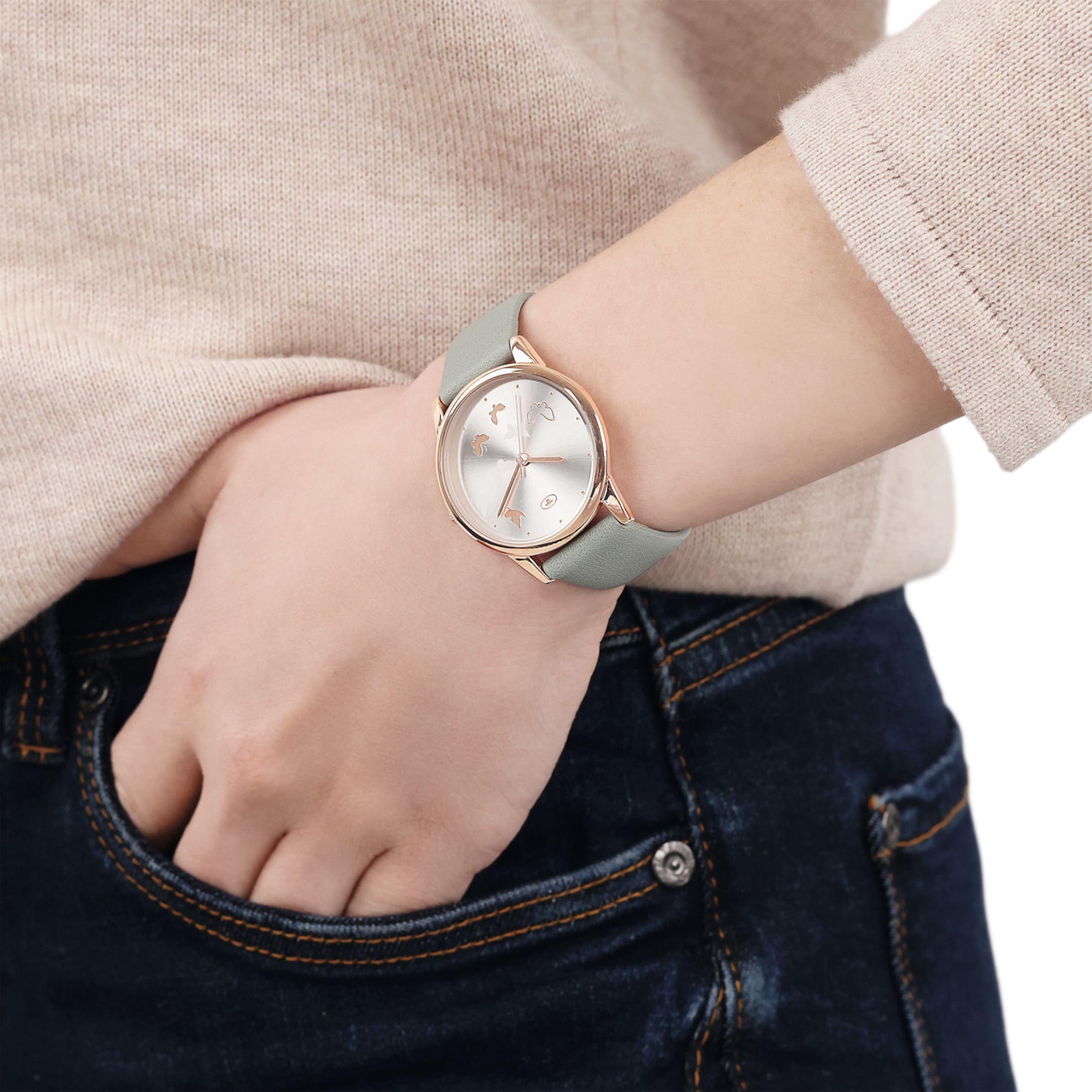 TOM TAILOR Analog Watch in Green