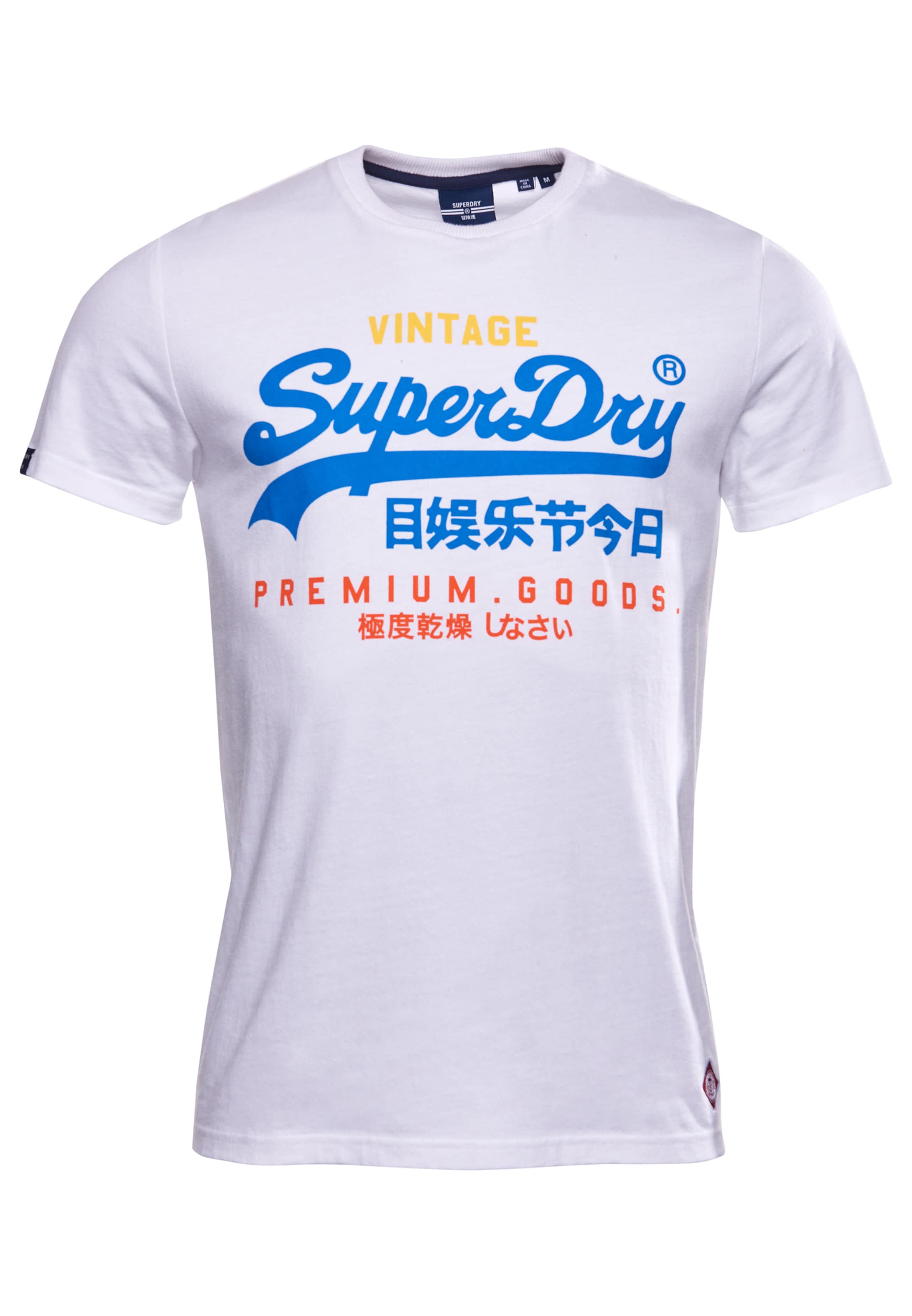 Männer Große Größen Superdry T-Shirt in Weiß - BQ53950