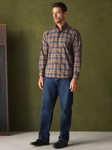 Next - Ajuste regular Camisa en azul
