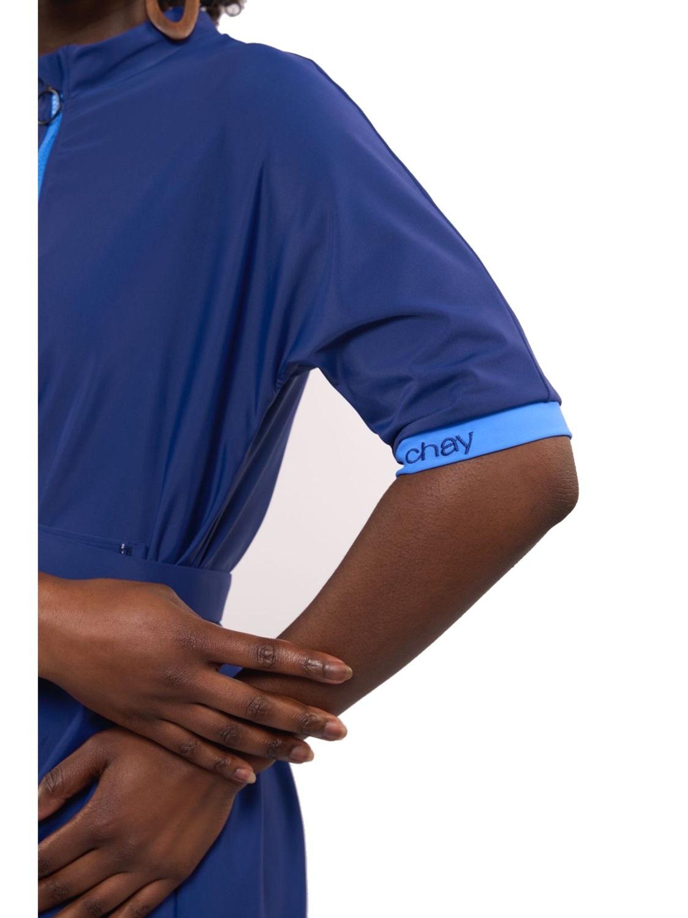 Chay T-shirt Sportbadpak 'CHAY Blue Motion Burkini SwimSet Sport' in Blauw