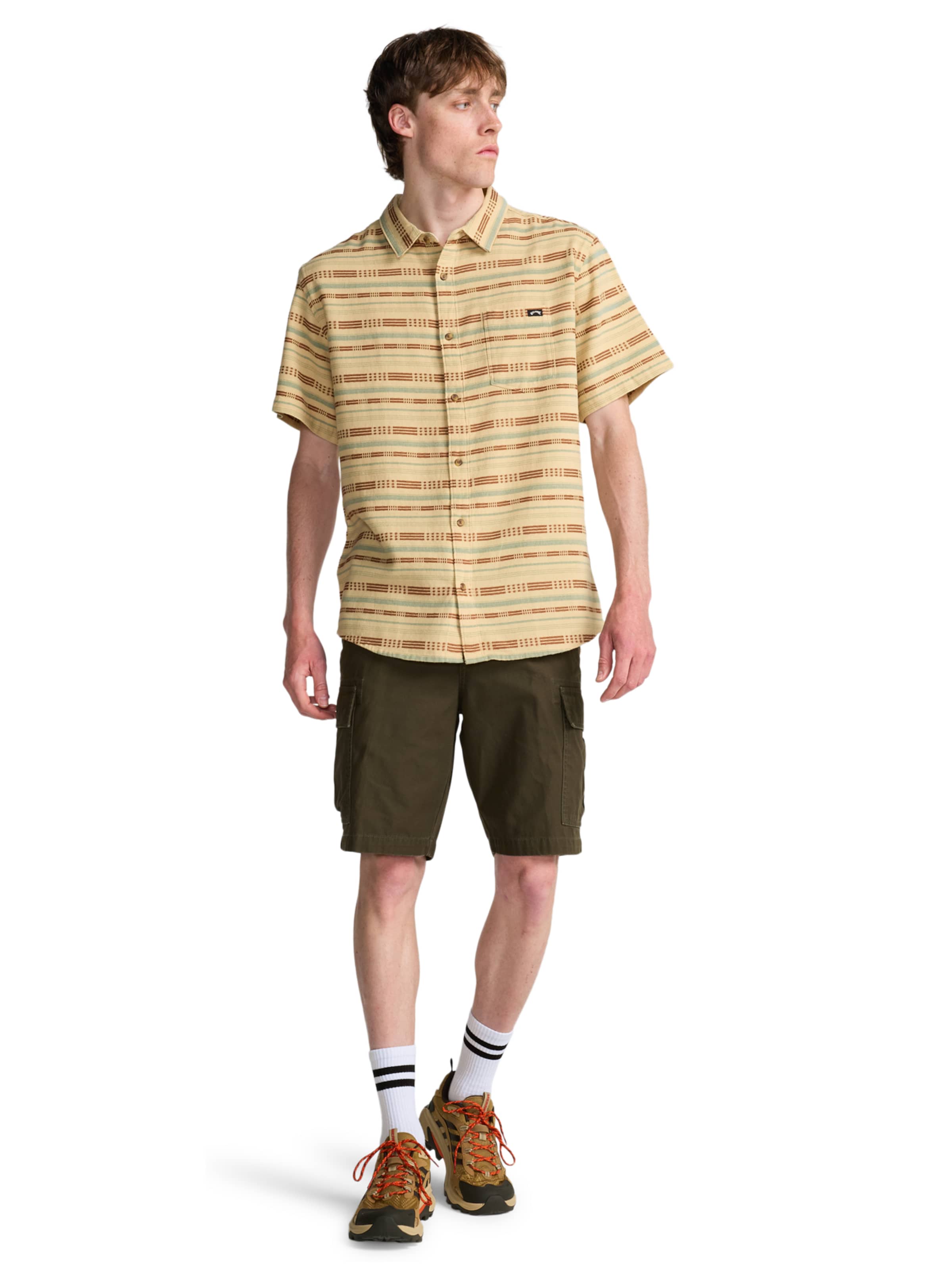 BILLABONG Regular Fit Hemd 'Sundays' in Beige