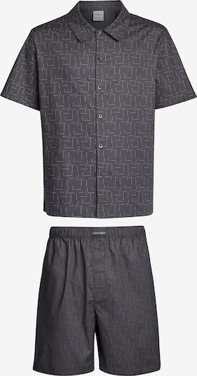 Calvin Klein Underwear Pyjama 'Pure' in hellgrau / dunkelgrau, Produktansicht