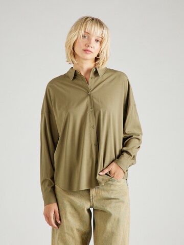 Camicia da donna 'Freedom' di Soft Rebels in verde: frontale