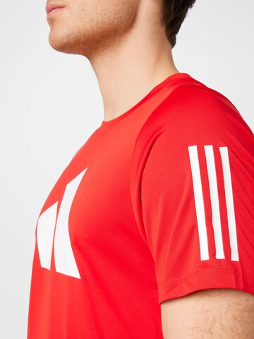T-Shirt fonctionnel 'Free Lift' ADIDAS PERFORMANCE en rouge