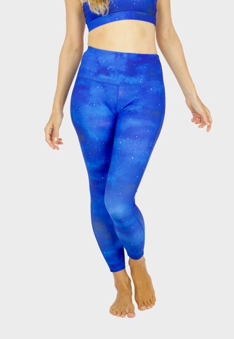 Zealous Leggings 'Sirena Surf Yoga' in Blau: predná strana