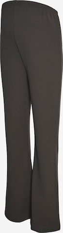 évasé Pantalon MAMALICIOUS en gris : devant