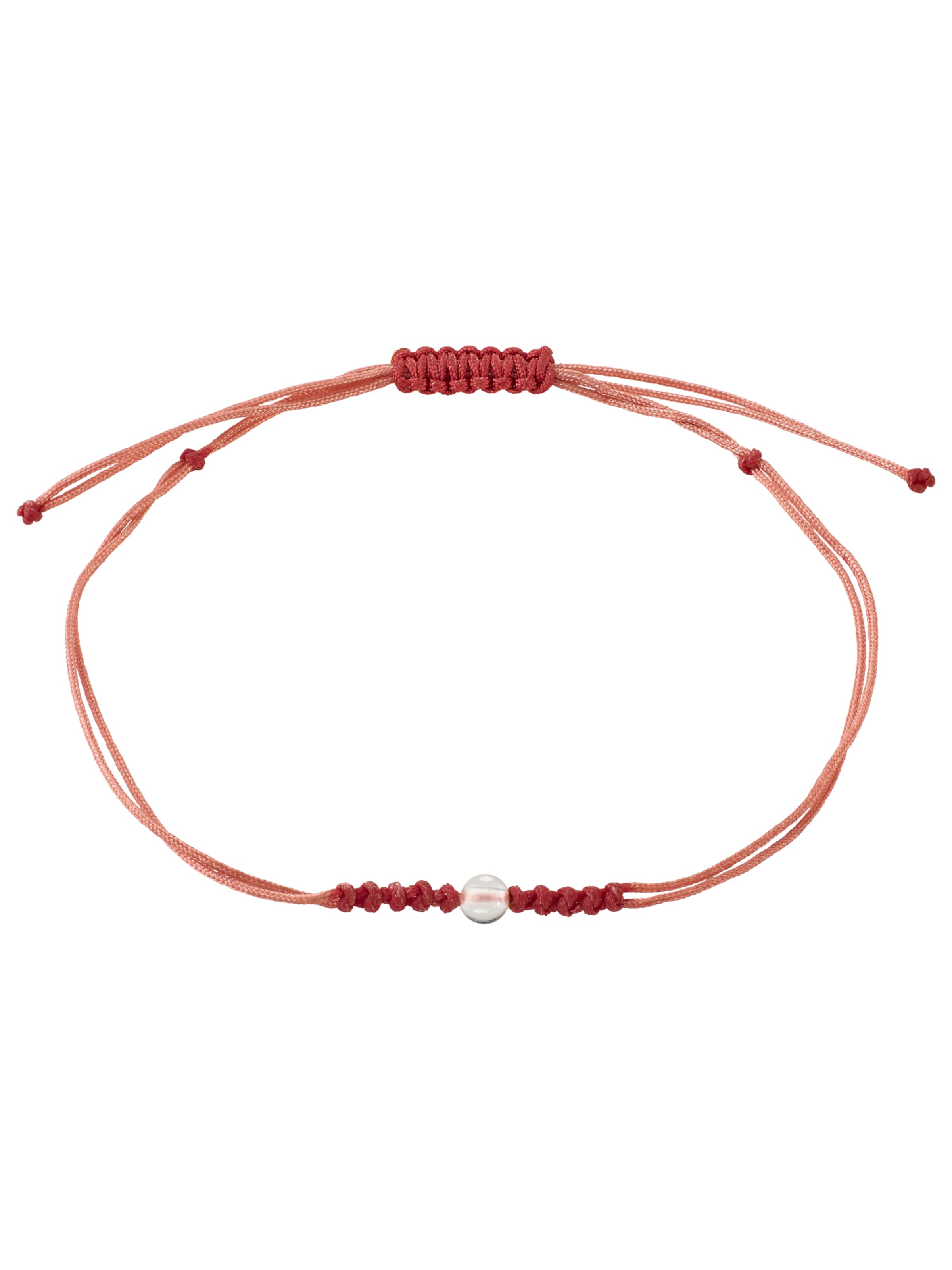 Pilgrim - Pulsera 'Birthstones' en rojo: frente