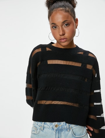 Koton Pullover in Schwarz