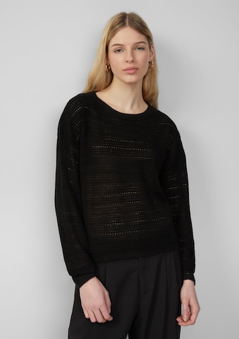 QS Pullover in Schwarz: Vorderseite