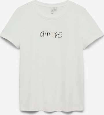 Vero Moda Girl Shirt 'VMIkami' in White: front