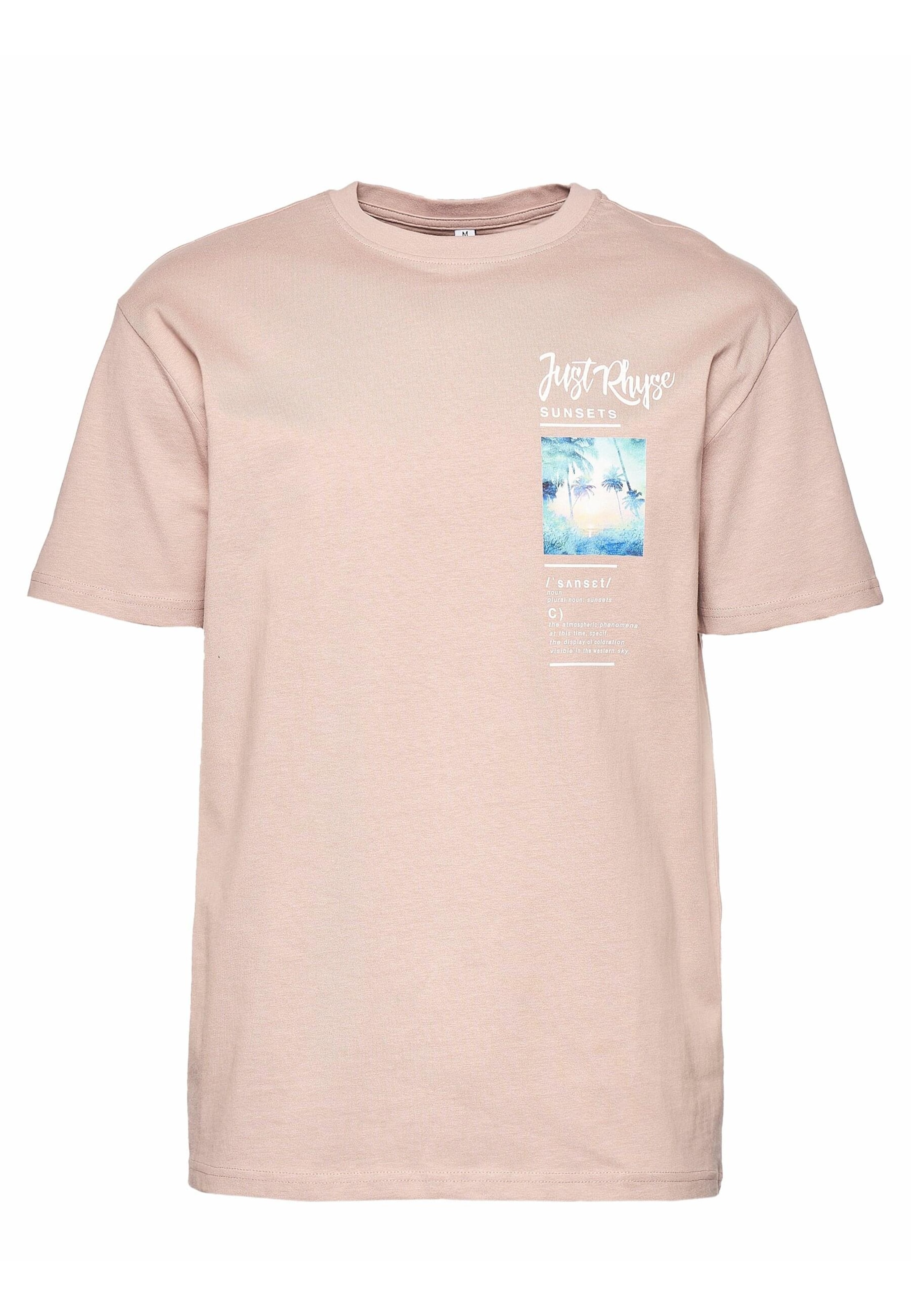 Just Rhyse - Camiseta 'Zoar' en rosa: frente