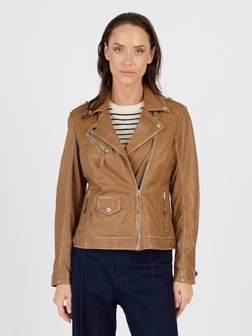 JCC Tussenjas in Bruin: voorkant