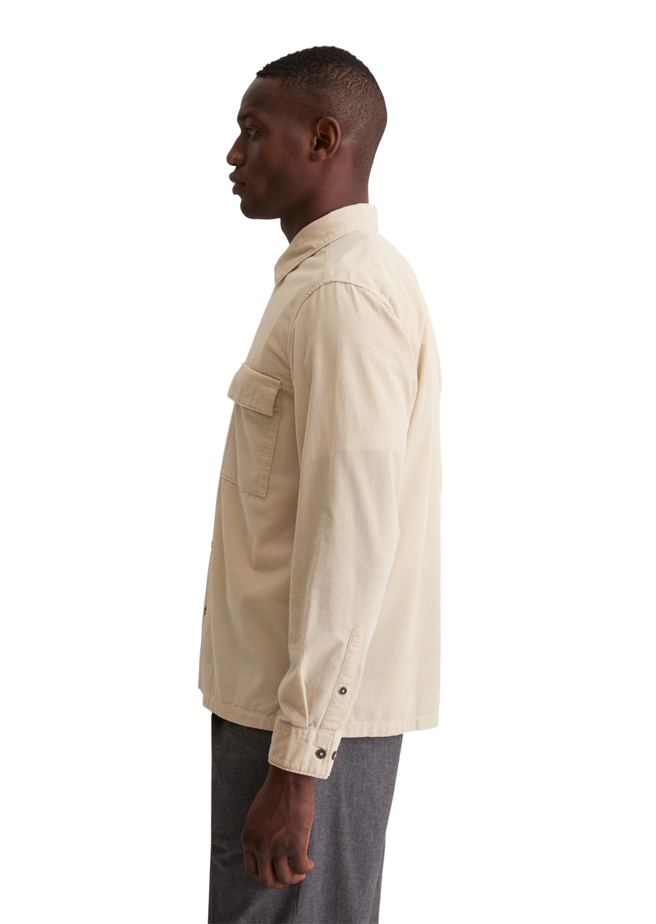 Marc O'Polo Regular Fit Hemd in Beige