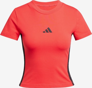 ADIDAS SPORTSWEAR Функциональная футболка 'Essentials' в Красный: спереди