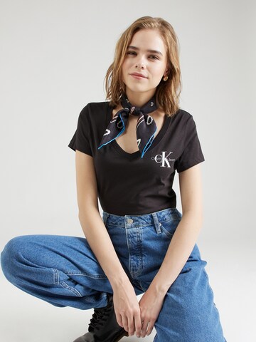 Calvin Klein Jeans Tričko - Čierna