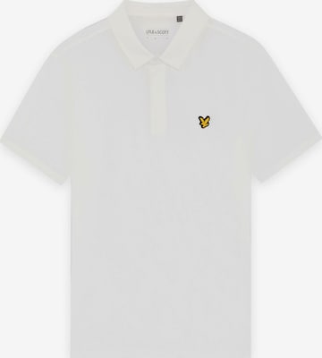 T-Shirt fonctionnel Lyle & Scott en blanc : devant