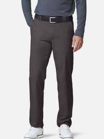 MEYER Regular Chinohose 'Oakmont 2-8626', atmungsaktiv in Braun: Vorderseite