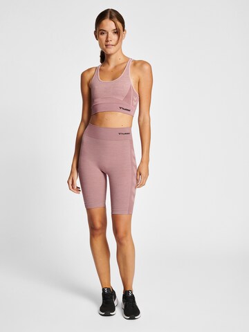 Hummel Skinny Sportshorts in Pink