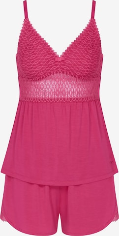 TRIUMPH Korte pyjama 'Aura Spotlight' in Roze: voorkant