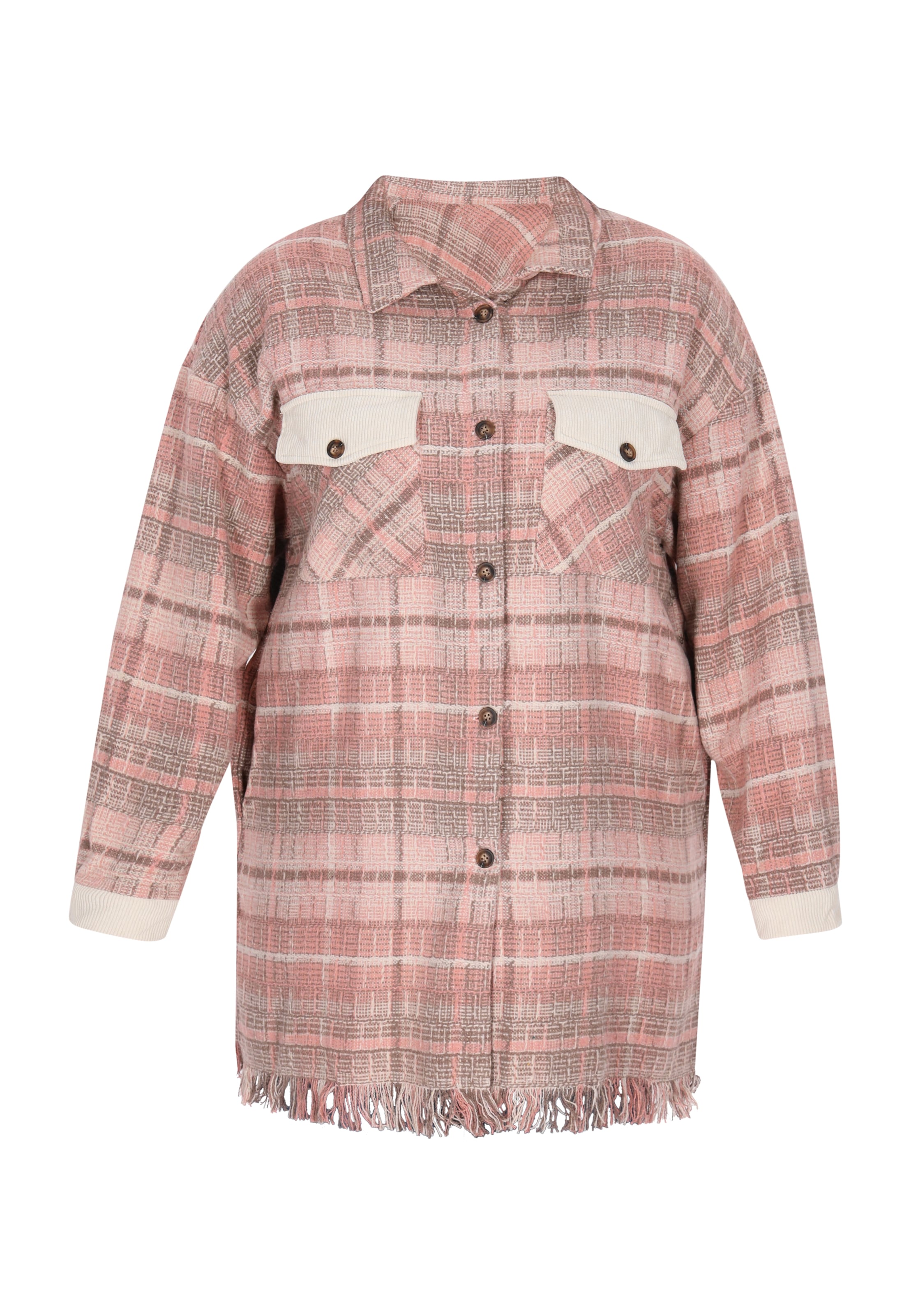 OSHA Between-season jacket in Pink: front