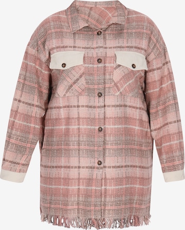 rožinė OSHA Demisezoninė striukė: priekis