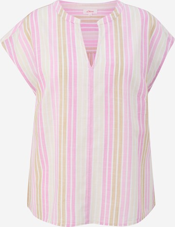 s.Oliver Red Label Plus Blouse in Pink: front