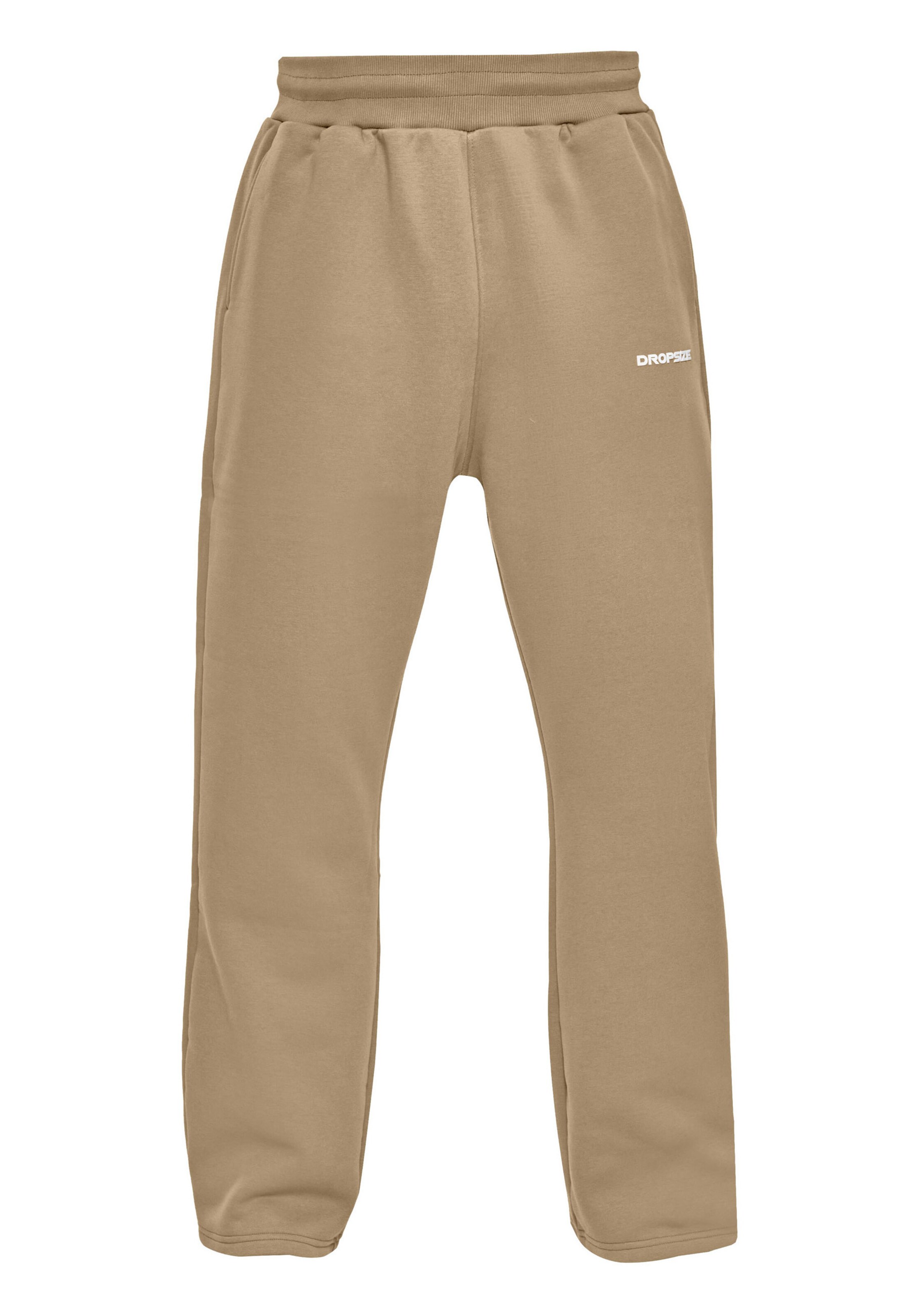 Pantalon Dropsize en beige : devant