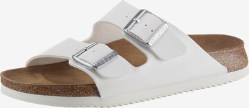 BIRKENSTOCK Mules 'Arizona' in White: front