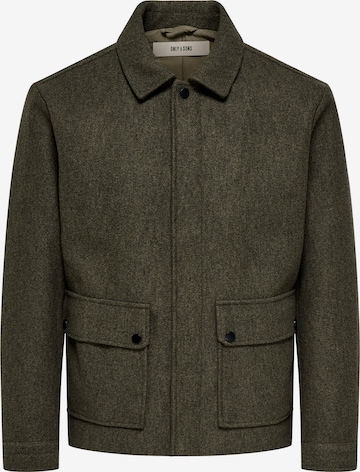 Veste mi-saison 'ONSConnor' Only & Sons en marron : devant