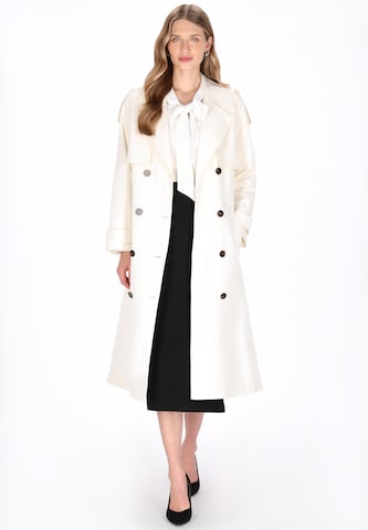 DreiMaster Klassik Between-Seasons Coat 'Classic' in White