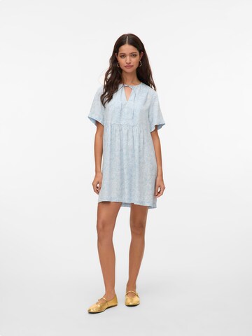 VERO MODA Jurk 'VMFLEUR' in Blauw