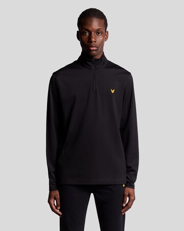 Lyle & Scott Sweatshirt in Zwart: voorkant