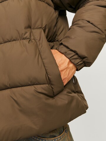 JACK & JONES Winter Jacket 'JJMOON' in Brown