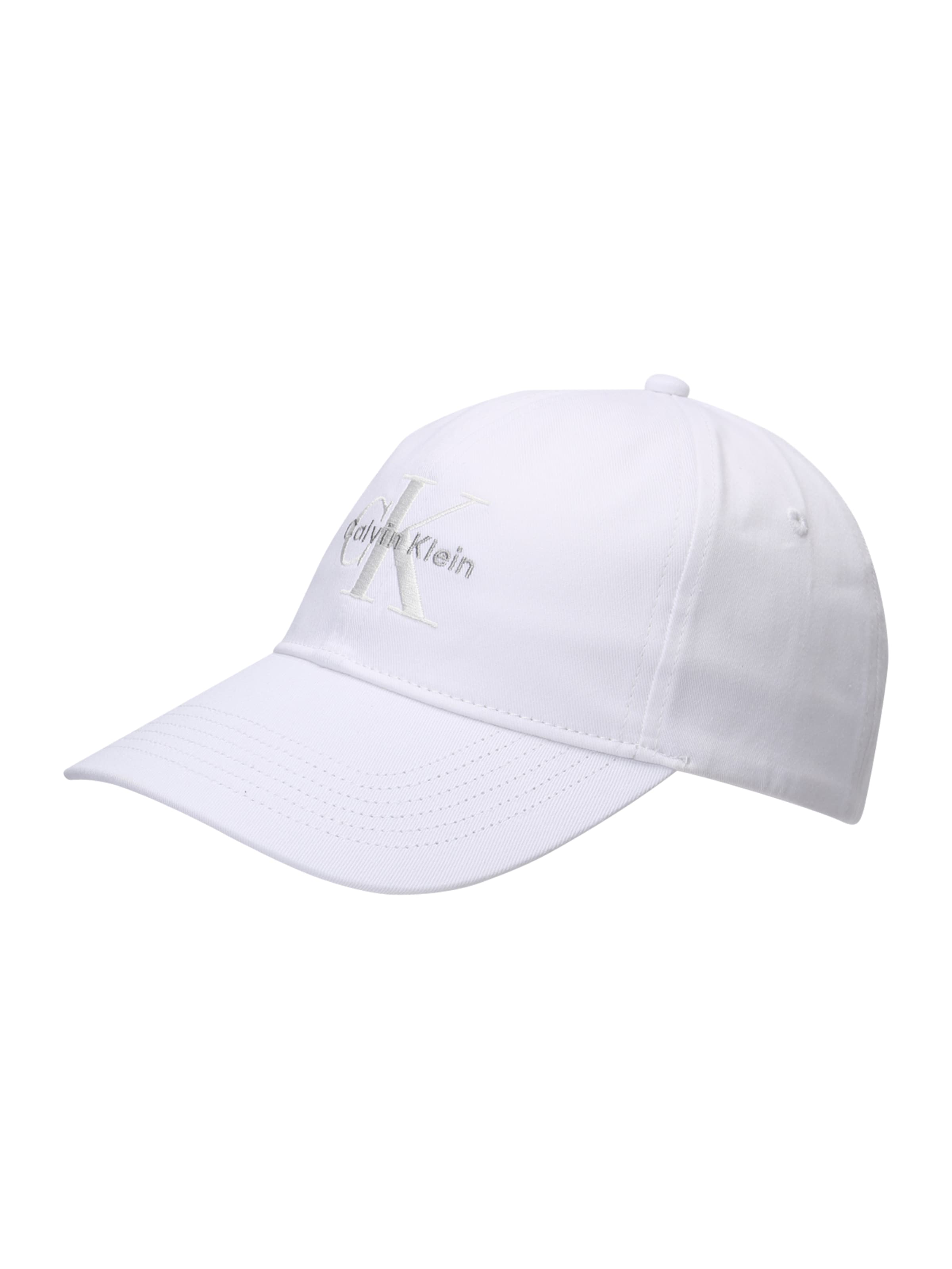 Casquette Calvin Klein en blanc : devant