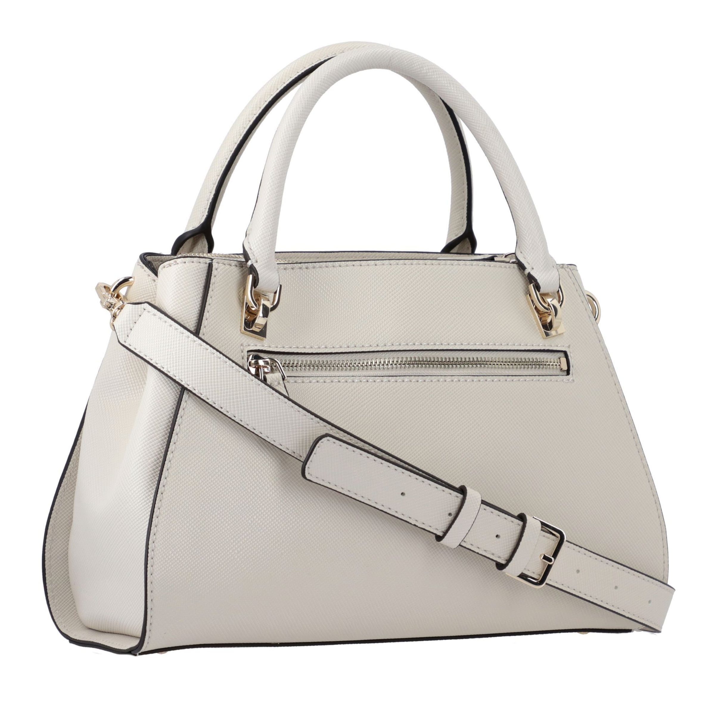 GUESS Τσάντα χειρός 'NOELLE II LUXURY SATCHEL' σε λευκό