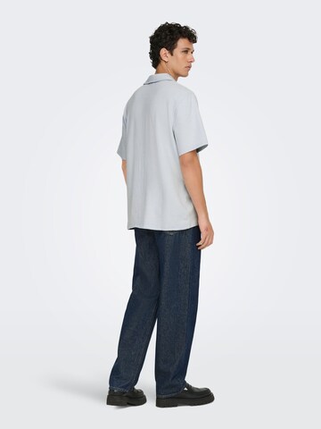 Only & Sons Regular Fit Hemd 'ONSKian' in Blau