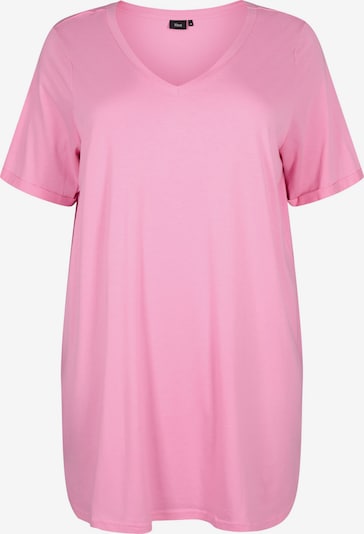 Zizzi T-shirt oversize 'CHIARA' en rose clair, Vue avec produit