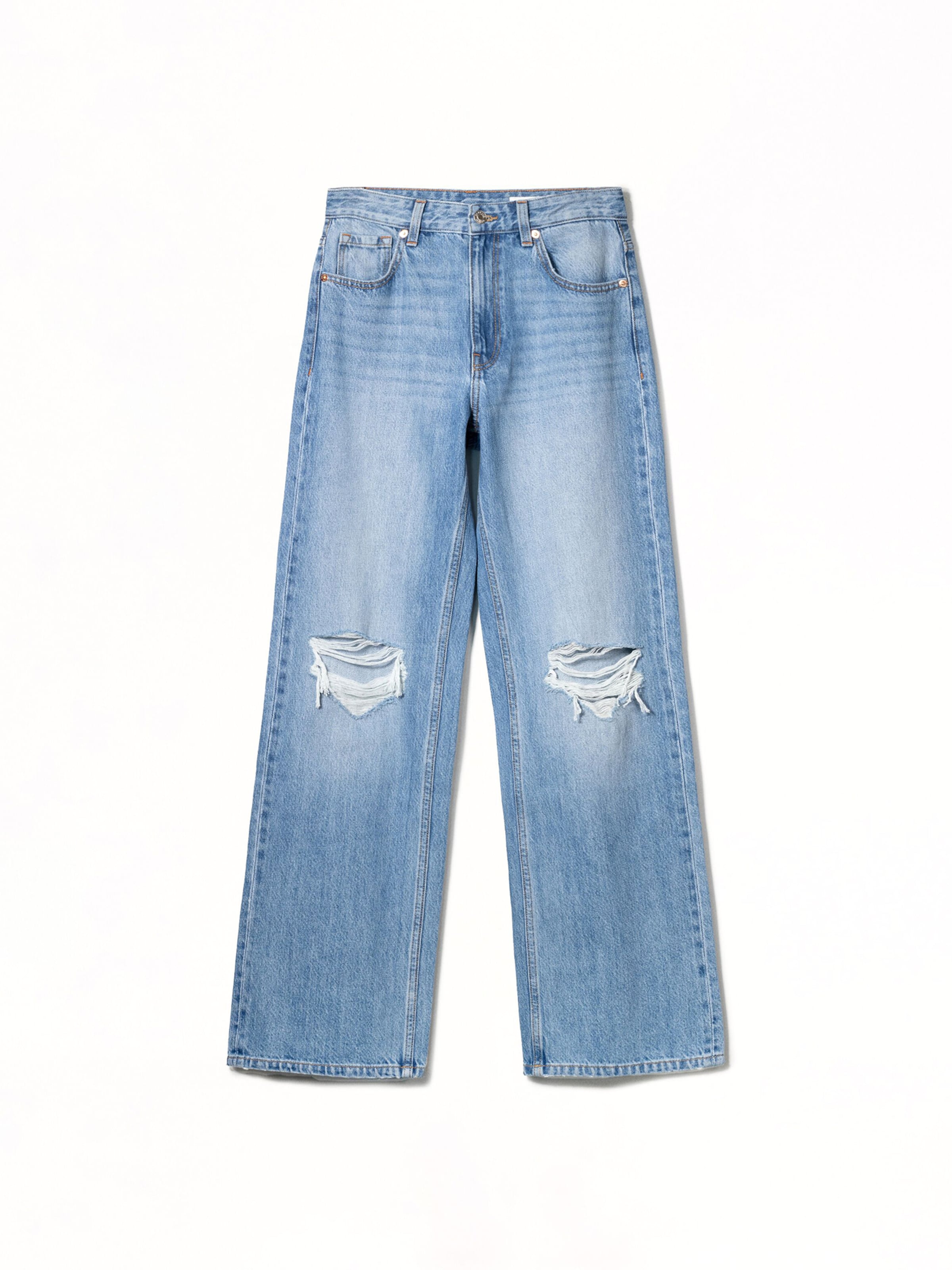 Bershka Džínsy, veľkosť 34 - modrá denim, Produkt