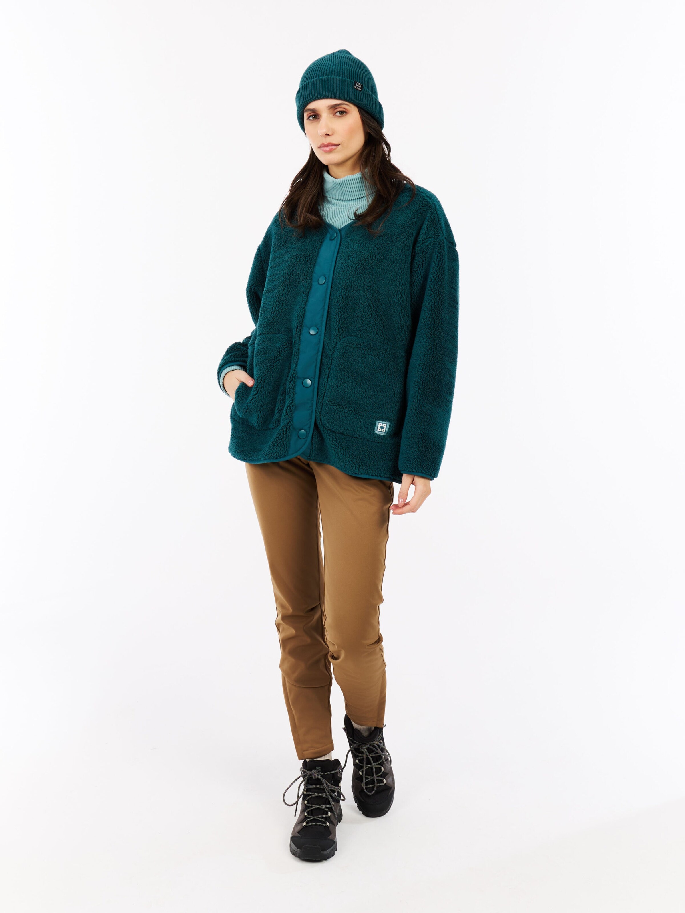 PROTEST Fleece jacket 'PRTEdith' in Blue