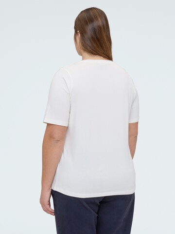 T-shirt Fiorella Rubino en blanc