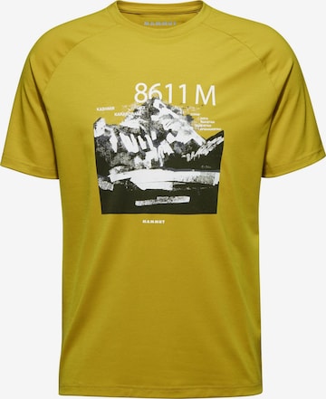 MAMMUT Funktionsshirt ‘8611m’ in Gelb: Vorderseite
