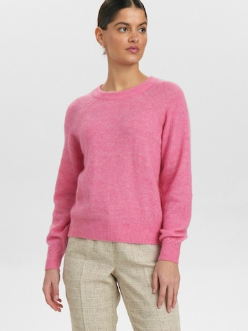 Pullover 'NURIETTE' di NÜMPH in rosa: frontale