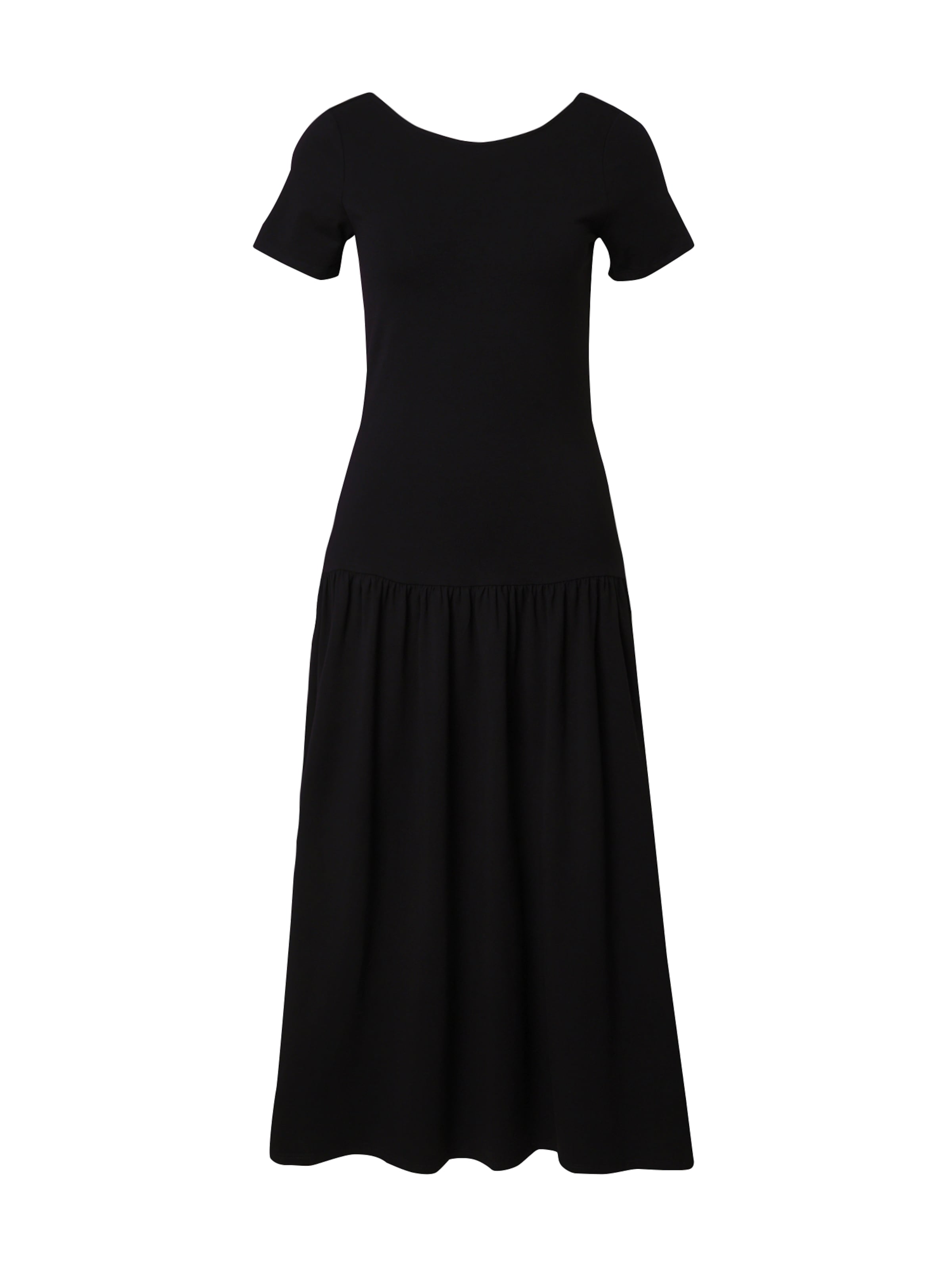 Monki Kleid in Schwarz: Vorderseite